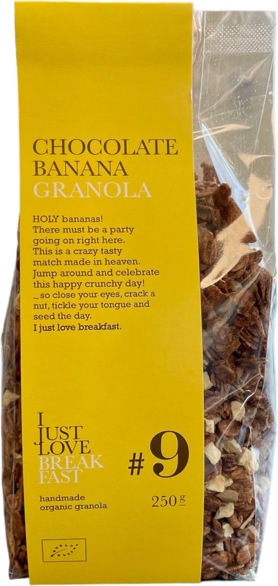 I Just Love Breakfast #9 chocolat banane bio 250g